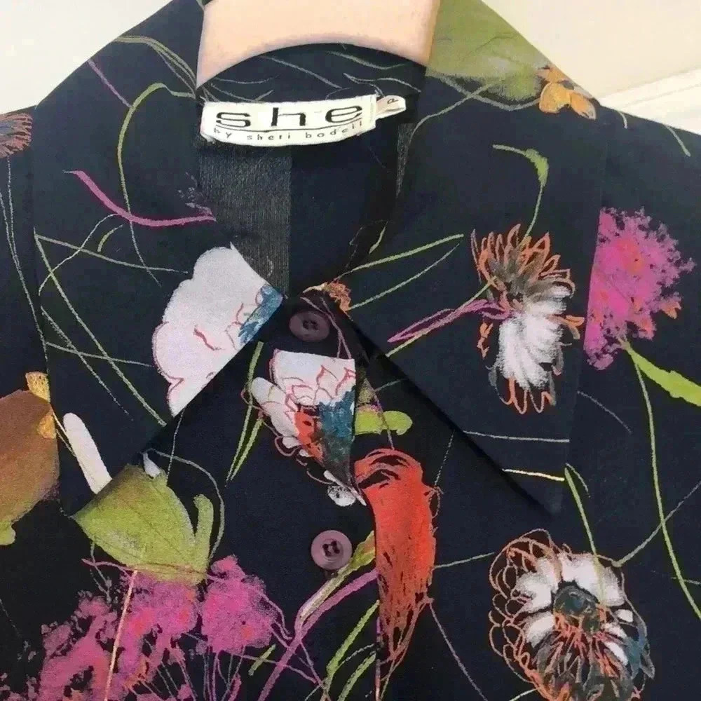 Vintage SHE by Sheri Bodell button up shirt - Picture 3 of 8